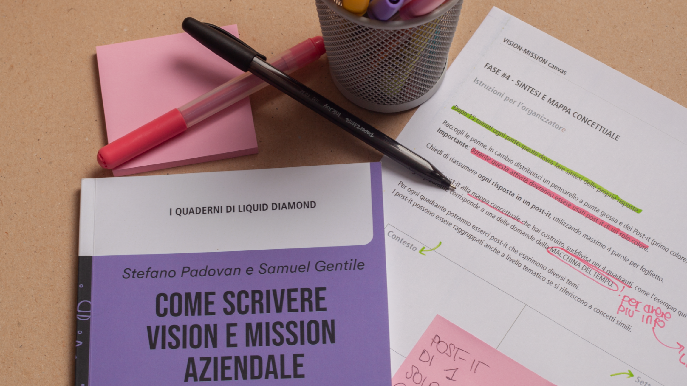 Come si scrivono Vision e Mission aziendale secondo il metodo di Samuel Gentile e Stefano Padovan?